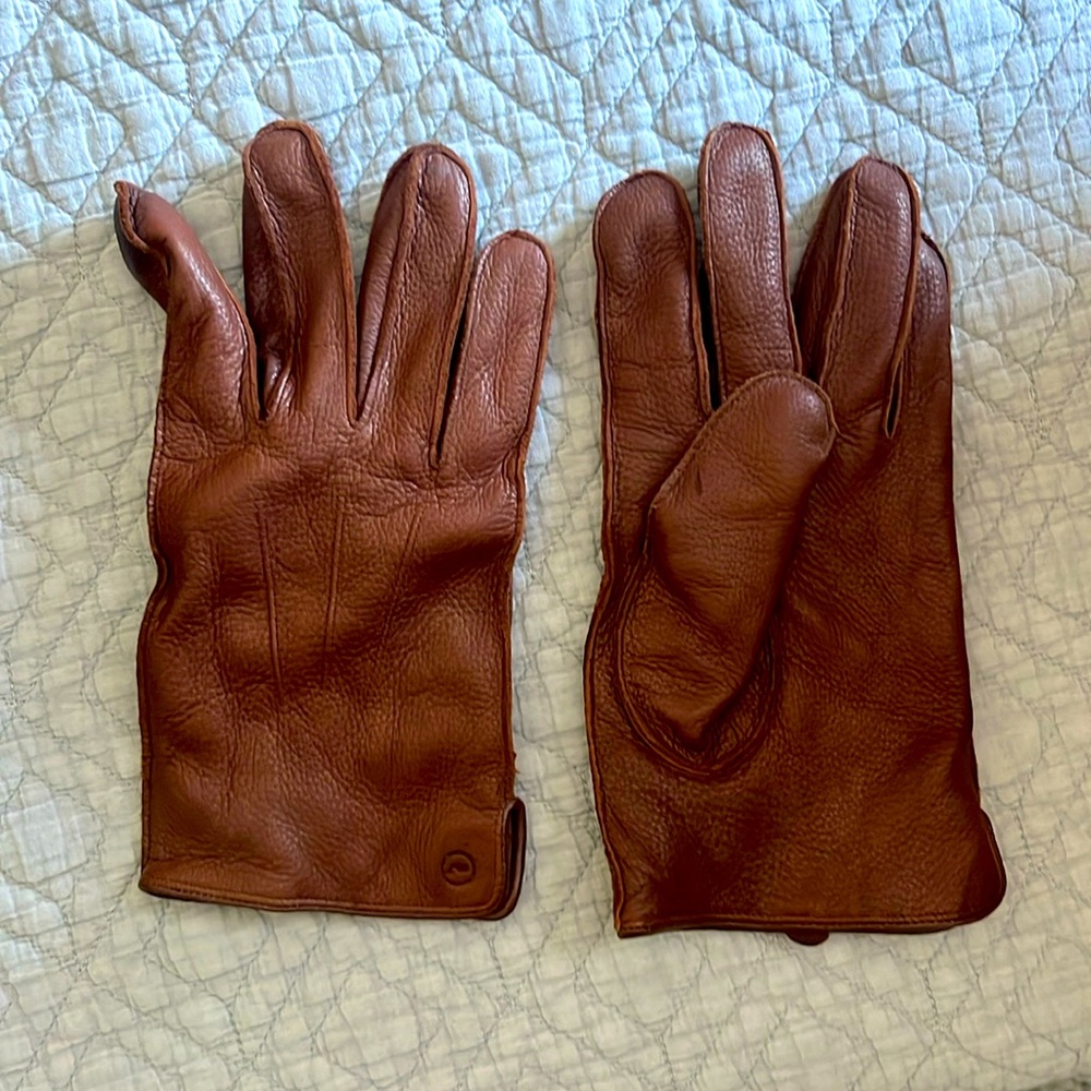 NWOT Vineyard Vines Leather & Cashmere Gloves
